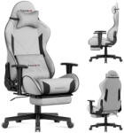 Huzaro Scaun Gaming huzaro Scaun gaming Premium, Huzaro, Force 5.7, suport picioare, Rabatabil 155°, structura din otel, Gri (HZ-FORCE 5.7 GREY)
