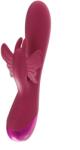 Xocoon Vibrator Butterfly Love 10 Moduri Vibratii, Silicon, USB, Rosu Burgundy, 19.5 cm Vibrator