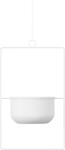 Aberto Design Decorative Pot White Parapet - White