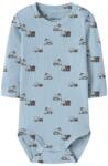 NAME IT costum cu mânecă lungă cu model pentru băiat albastru (14ED72)