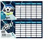 Nebulo Nebulo: Goal egylapos, kétoldalas mini órarend (ORAR-MINI-GOAL)