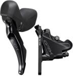 Shimano GRX BR-RX400 és ST-RX400 gravel fék-váltókar és hidraulikus tárcsafék szett, csak bal (első), 100 cm, 2x10s, fekete, OEM kiszerelés