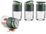 Lékué Recipient pentru condimente 80 ml, set de 4 buc, gri, plastic, Lékué (LKE883309)