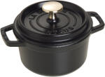 Staub Oală de gătit rotundă, negru O 14 cm Staub (ST1101425)