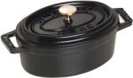 Staub Oală de gătit ovală, negru V 0, 25 l Staub (ST1101125)