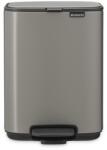 Brabantia Coș cu pedală BO 4 l, platină, oțel, Brabantia (BRAB237881) Cos de gunoi
