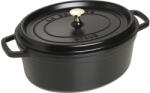 Staub Oală de gătit ovală, negru V 8, 0 l Staub (ST1103725)