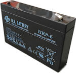 BB Battery HR9-6 6V 9Ah Zárt gondozás mentes HighRate AGM akkumulátor T2 (HR9-6)