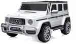 Chipolino Mercedes AMG G63 elektromos autó 2 üléssel - white leather