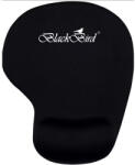 BlackBird Egérpad Office FocusPad ergonómikus zselés fekete (BH1767) - koronaphone