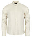 Ralph Lauren Hosszú ujjú ingek CHEMISE COUPE DROITE EN LIN Bézs EU L