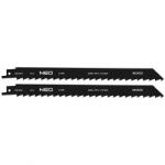 NEO TOOLS 58-043 Orrfűrészlap, HCS, 225x19x1.25mm, 3TPI, 2db (58-043)