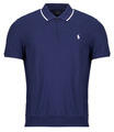 Ralph Lauren Rövid ujjú galléros pólók POLO STRETCH COL ZIPPE Tengerész EU XXL