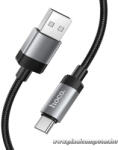 hoco. X117 USB-A - USB-C kábel 1m - 3A gyorstöltés, alumínium csatlakozó (6942007652568)