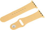  Műanyag okosóra szíj (Apple Watch kompatibilis), bézs színű, normál hossz, 38/40/41 mm (9371-2)