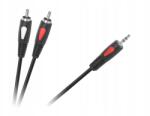 Cabletech Audio kábel minijack cinch 1m Jack 3, 5mm-2RCA Cabletech Eco-Line (KPO4004-1.0)