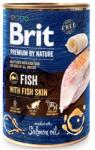 Brit Premium By Nature Halak bőrrel 400g nedves kutyaeledel hallal