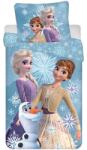 Jerry Fabrics Ágynemű garnitúra Disney Jégvarázs Frozen 2 White snowflake 140x200 cm + 70x90 cm