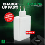 PATONA Premium PD140W 3xUSB-C 1xUSB-A Adaptor alb PD3.0 QC3.0 (PT-2648)