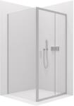 Cerano - Zuhanykabin Varone LINE B/J - 6 mm - króm, átlátszó üveg - 140x80x195 cm - tolóajtó (CER-DY505-90114)