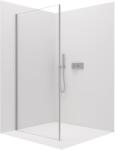 Cerano - Porte oldalfal B/J - 8 mm - króm, átlátszó üveg - 80x195 cm (CER-413426)