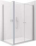Cerano - Zuhanykabin Antelo B - B/J - 6 mm - króm, átlátszó üveg - 108x40 cm - forgatható (CER-666631)