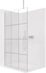 Cerano - Zuhanykabin Onyx Top Cube bal/jobb - 8 mm - négyzet alakú tartó - króm, ipari üveg - 90x200 cm (CER-8050BD7062)