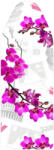 Sepio Vasalódeszka huzat orchideamintás (144x44cm) (5901583501890)