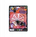 Springos Pókháló pókokkal Halloween dekoráció (HA5229)