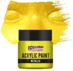 Pentart metál akrilfesték, 50 ml - sárga