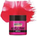 Pentart metál akrilfesték, 50 ml - magenta