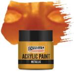 Pentart metál akrilfesték, 50 ml - narancs