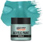 Pentart metál akrilfesték, 50 ml - türkiz