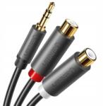 UGREEN audio jack adapter 3.5mm férfi 2x Rca női kábel 0.25m (AV109) (10547)