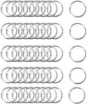  50 db-os 25 mm-es fém gyűrű készlet notebookokhoz, kézműves albumokhoz Diy (14374023516)