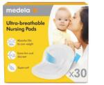 Medela Tampoane pentru sani ultra respirabile, 30 bucati, Medela