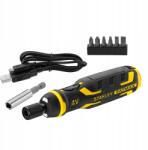 Stanley Fatmax 4V-OS Akkus Csavarhúzó Töltővel És Fatmax Bitekkel FMHT66719-0
