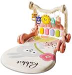 Azaria Бебешка проходилка 2 в 1 Azaria - С пиано, светлини и звук, розова (503126005) - baby Проходилка