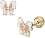 Lisa Jewelry for Kids szálló pillangó gyerek fülbevaló gömb zárral (JTAG-0418-18)