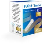 FORA Lancete sterile glicemie 33G, 25 bucati, Fora Tender