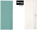 èkasa group Интериорна врата с каса EKASA LIGHT 80×210×12 см - Дясна, Магнитна брава, Двуцветна Laguna Blue/Bianco (LI-803/LAGUNA/BIAN)