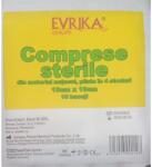 EVRIKA Comprese sterile netesute, pliate, 10*10 cm, 10 bucati, Evrika Quality