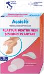 ASSISTA Plasturi pentru negi si veruci plantare, 16 bucati, Assista