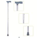 Jianlian Homecare Products Baston reglabil din aluminiu, argintiu JL920L