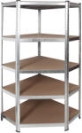 Profi Tools Raft metalic de colț 180 x 90 x 70 x 40 cm cu 5 rafturi ZEUS TC-081 Raft