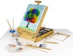 Kids World Set pictură cu accesorii șevalet în valiză