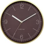 NeXtime Ceas de perete Nova 30 cm, maro castaniu (3340BR)