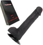 PassionPulse Dildo Realistic Dark Knight , Silicon , Manual , Negru , 20, 5 X 3, 6 CM (AS091) Vibrator