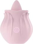 PassionPulse Vibrator pentru clitoris si sani Blossom Stimulator PassionPulse , 10 moduri de vibratie , silicon , silentios , stimularea punctului G clitoral , impermeabil , roz piersica , 7, 7x5, 8 cm (AS071) Vibrator
