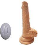 PassionPulse Dildo Realistic Pleasure Wand PassionPulse , silicon , marime L , 22x5 cm , elasticitate , curațare simplă , ventuză , stimularea punctului G , impermeabil , culoarea pielii (AS082) Vibrator